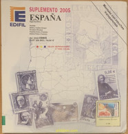 Supl.Edifil España ESPAÑA 2005 Montado 50050 - Pré-Imprimés