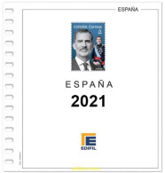 Supl.Edifil 2021 España Parcial Montado - Afgedrukte Pagina's