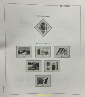 Hoja Suplemento Edifil ESPAÑA 1983 Montado Transparente 2ª MANO - Pre-printed Pages