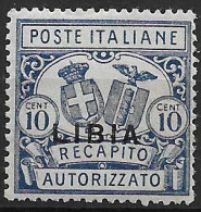 Libye Italienne Expres N° 12 Neuf *. TB - Libia