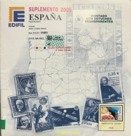 Hoja Suplemento ESPAÑA Edifil 2005 Montado Transparente - Fogli Prestampati