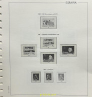 Hoja Suplemento Edifil 1987 Montado Transparente 2ª MANO - Vordruckblätter