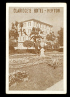 06 Alopes Maritimes Menton Claridge ' S Hotel - Menton