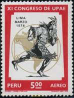 352396 MNH PERU 1976 XI CONGRESO DE UPAE - Perú