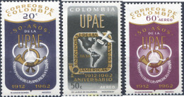 176929 MNH COLOMBIA 1962 50 ANIVERSARIO DE LA UNION POSTAL DE LAS AMERICAS I DE ESPAÑA - Colombie