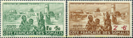 343991 HINGED COSTA DE LOS SOMALIS 1942 PROTECCION DE LA INFANCIA - Nuevos