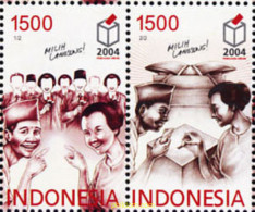 146368 MNH INDONESIA 2004 ELECCIONES GENERALES - Indonesien