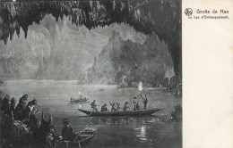 BELGIQUE - Rochefort -  Grotte De Han - Le Lac D'embarquement - Carte Postale Ancienne - Rochefort