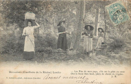 40 LES LANDES. Résinières Pour Cueillette De La Résine 1903 - Other & Unclassified