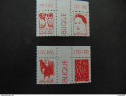 Très Belle Paire Des N°. 2772a** Et 2774a** En Bord De Feuille - Unused Stamps