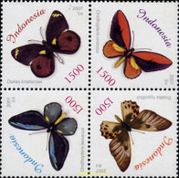 239540 MNH INDONESIA 2007 MARIPOSAS - Indonésie