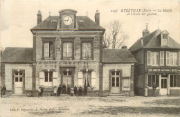 ETREVILLE La Mairie Et L'école Des Garcons - Other & Unclassified