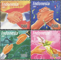 601889 MNH INDONESIA 2007 SELLOS CON MENSAJES - Indonesia