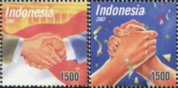 601894 MNH INDONESIA 2007 SELLOS CON MENSAJES - Indonesië