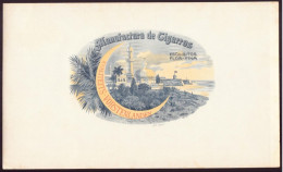 Etiquette Boite De Cigares, Chromo ( 26 X 15.5 Cm ) " Esquisitos Flor-Fina " - Etichette