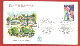 FDC LA FETE DES TUILERIE  10 7 1976 - 1970-1979