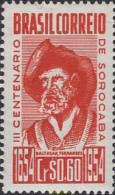 168606 MNH BRASIL 1954 TRICENTENARIO DE LA CIUDAD DE S0ROCABA - Unused Stamps