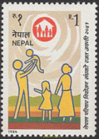 347288 MNH NEPAL 1984 SERVICIO SOCIAL - Nepal