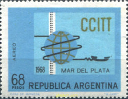 283803 MNH ARGENTINA 1968 4 ASANBLE DE LA COMISION CONSULTIVA INTERNACIONAL DE TELEGRAFOS - Neufs