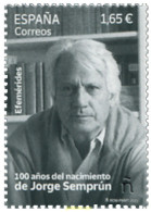 719501 MNH ESPAÑA 2023 100 AÑOS DEL NACIMIENTO DE JORGE SEMPRÚN. - Ungebraucht