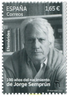 719501 MNH ESPAÑA 2023 100 AÑOS DEL NACIMIENTO DE JORGE SEMPRÚN. - Ongebruikt