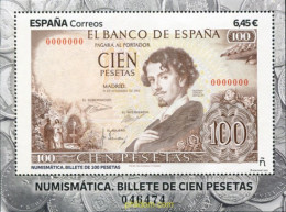 709560 MNH ESPAÑA 2023 NUMISMÁTICA. BILLETE DE 100 PESETAS. - Unused Stamps