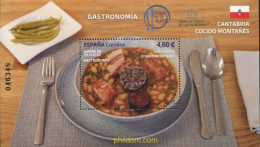 712964 MNH ESPAÑA 2023 GASTRONOMÍA: ESPAÑA EN 19 PLATOS. CANTABRIA. COCIDO MONTAÑÉS. - Ongebruikt