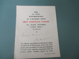 JEAN DUBEAUCOURT SIGNATURE AUTOGRAPHE . PARIS MONTGERON SUR PROGRAMME THEATRE RANELAGH - Programme