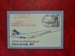 Lzrrez 1978 MUSEE POTAL AQUITAINE BORDEAUX CONCORDE ATLANTIQUE SUD AEROPOSTALE A CONCORDE - Otros & Sin Clasificación