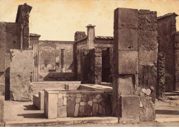ITALIE #MK39223 MAISON DE LALLUSTIO POMPEI CLICHE PRIS VERS 1880 PHOTOGRAPHE MICHEL SIGALAS - Pompei