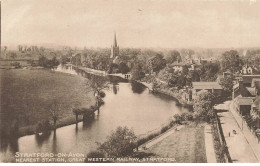 ROYAUME UNI #MK36048 STRATFORD ON AVON NEAREST STATION GREAT WESTERN RAILWAY STRATFORD - Stratford Upon Avon