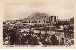 GRECE #AS30291 ATHENES TEMPLE DE JUPITER OLYMPIQUE ET ACROPOLE - Grecia