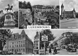 LUXEMBOURG #AS31467 LUXEMBOURG VILLE BASSE DE GRUND CAISSE D EPARGNE PLACE DE PARIS MONUMENT EQUESTRE GUILLAUME II HOTEL - Luxemburg - Town