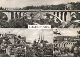 LUXEMBOURG #AS31466 LUXEMBOURG PONT ADOLPHE FAUBOURG DE PFAFFENTHAL LA CATHEDRALE FAUBOURG DU GRUND - Luxembourg - Ville