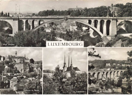 LUXEMBOURG #AS31466 LUXEMBOURG PONT ADOLPHE FAUBOURG DE PFAFFENTHAL LA CATHEDRALE FAUBOURG DU GRUND - Luxemburg - Town