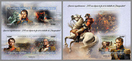 TOGO 2023 MNH Napoleon Bonaparte Battle Of Champaubert M/S+S/S – OFFICIAL ISSUE – DHQ2418 - Franse Revolutie