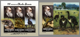 TOGO 2023 MNH Charles Darwin M/S+S/S – OFFICIAL ISSUE – DHQ2418 - Naturaleza