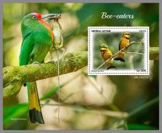 SIERRA LEONE 2023 MNH Bee-eaters Bienenfresser S/S – OFFICIAL ISSUE – DHQ2418 - Sonstige & Ohne Zuordnung