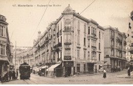 MONACO #MK39169 MONTE CARLO BOULEVARD DES MOULINS TRAMWAY - Monte-Carlo