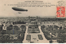 AVIATION #MK39542 PARIS LE RAID DU CLEMENT BAYARD DE 1908 RECORD DU CIRCUIT FERME DIRIGEABLE - Dirigeables