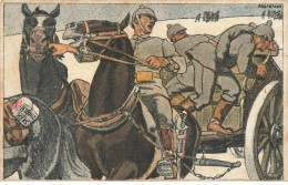 PUBLICITE LEIBNIZ KEKS #FG38044 ALLEMANDS SUR ATTELAGE AVEC CHEVAUX PAR ILLUSTRATEUR - Guerre 1914-18