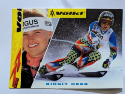 CP - Ski Alpin Birgit Heeb Völkl - Deportes De Invierno