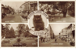 ROYAUME UNI #MK36093 GOOD LUCK FROM LUTON BLACK CAT CHAT MULTI VUES - Andere & Zonder Classificatie