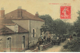 71 LE CREUSOT #FG36526 LE CHAT NOIR RESTAURANT CARTE TOILEE - Le Creusot