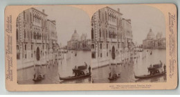 ITALIE ITALIA #PP1315 VENIZE VENISE GRAND CANAL 1898 - Fotos Estereoscópicas
