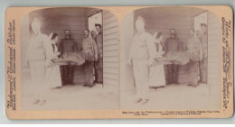 AFRIQUE DU SUD  #PP1313 WYNBERG HOSPITAL HOPITAL CAPE TOWN GUERRE WAR BOER TRANSVAAL 1900 - Stereoscoop