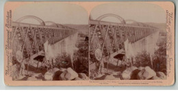 AFRIQUE DU SUD  #PP1312 PONT SPLENDIDE ORANGE SURVEILLE PAR LES ANGLAIS BOER TRANSVAAL 1900 - Fotos Estereoscópicas