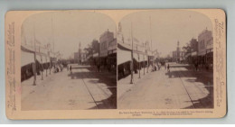 AFRIQUE DU SUD #PP1310 BOER TRANSVAAL AFETR THE SIEGE WAS RAISED BY GEN PAN ROAD KIMBERLEY FRENCH S DASSHING 1900 - Stereo-Photographie