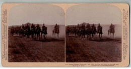 AFRIQUE DU SUD  #PP1311 RENSBURG CARABINIERS A CHEVAL APRES AVOIR REPOUSSE BOER ATTACK TRANSVAAL 1900 - Stereoscopic