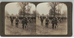 ANGLETERRE ENGLAND #PP1339 DUKE OF CONNAUGHT AND LORD KITCHNER AT CORONATION REVIEW 1900 - Stereoscopic